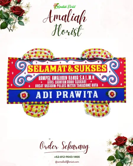 Papan Bunga Ucapan Selamat sukabungah