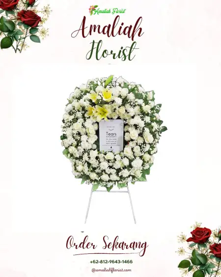 Krans Bunga Duka sukabungah